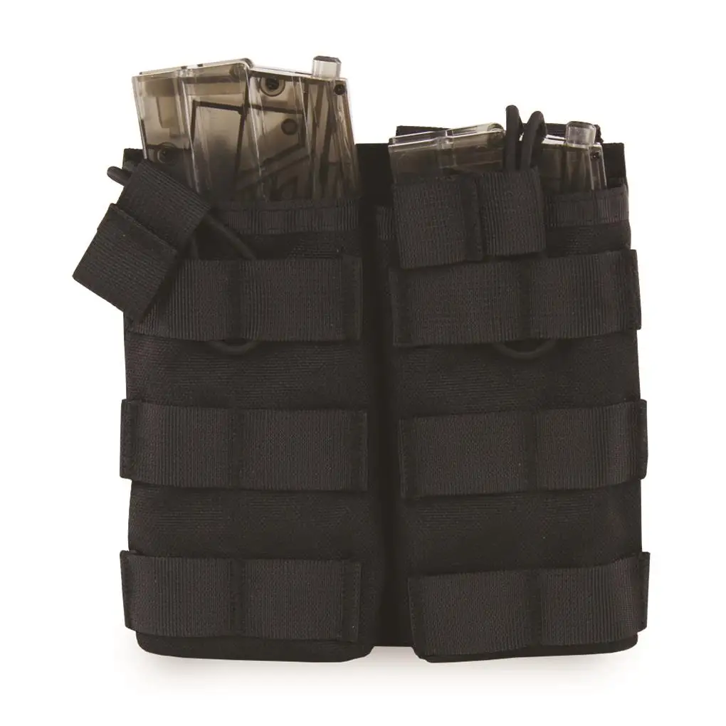 Molle Double Magazine Pouch 1000D Nylon Utility Vest Storage Bags Outdoor Accessories Pocket