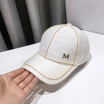 

Hat women's summer diamond-studded baseball cap fashion all-match outdoor sun hat