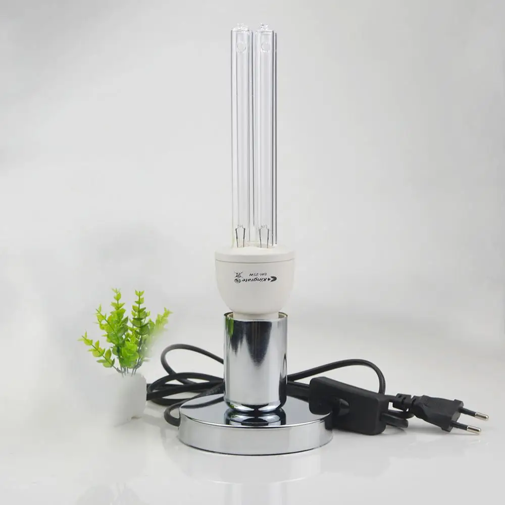 15W 25W UV lamp Quartz Germicidal Disinfection UVC CFL Ozone LED Light