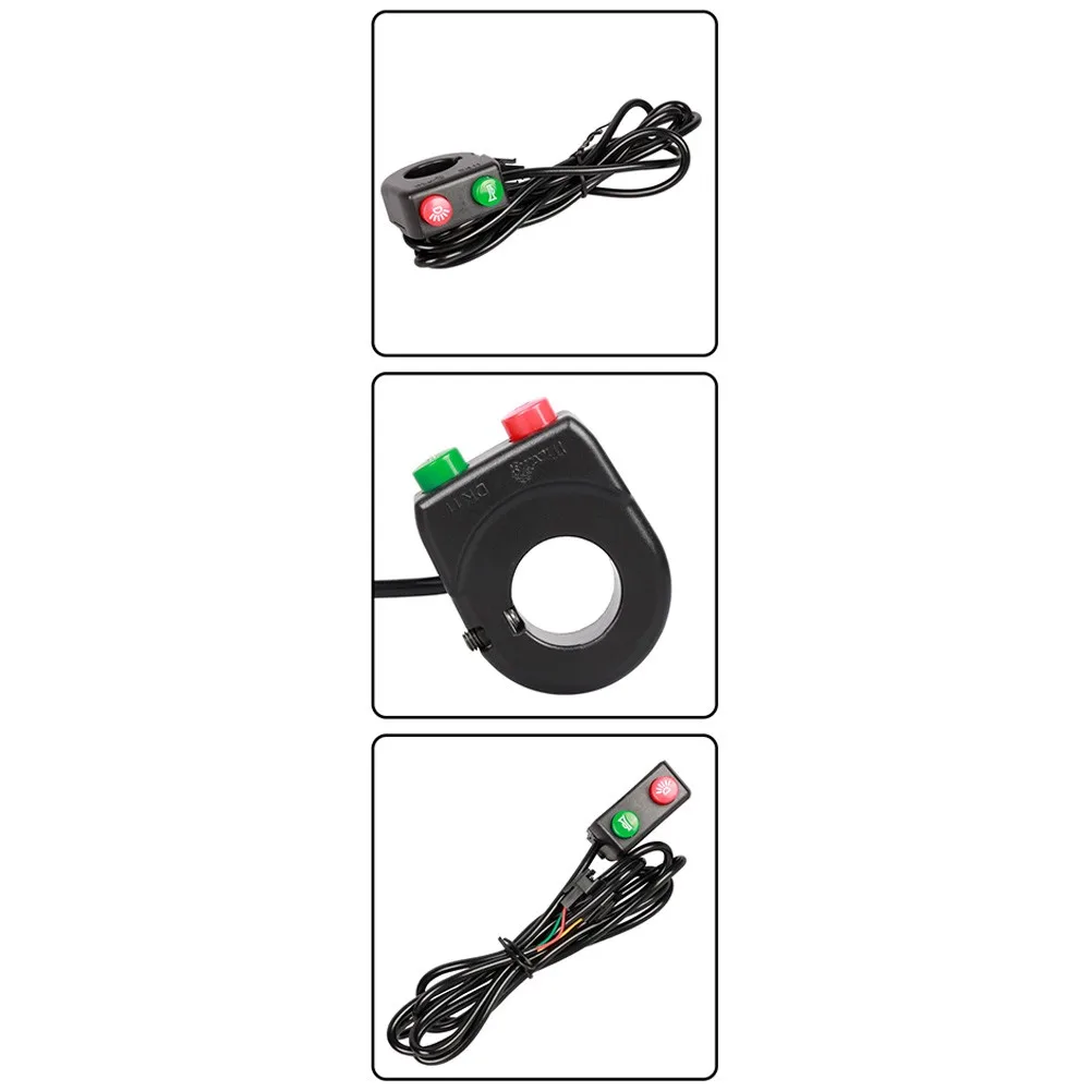 

E-bike Electric Scooter Handlebar Turn Signal Light Horn Switch Control Universal Plastic 52*41mm Electric Bicycle Accessories
