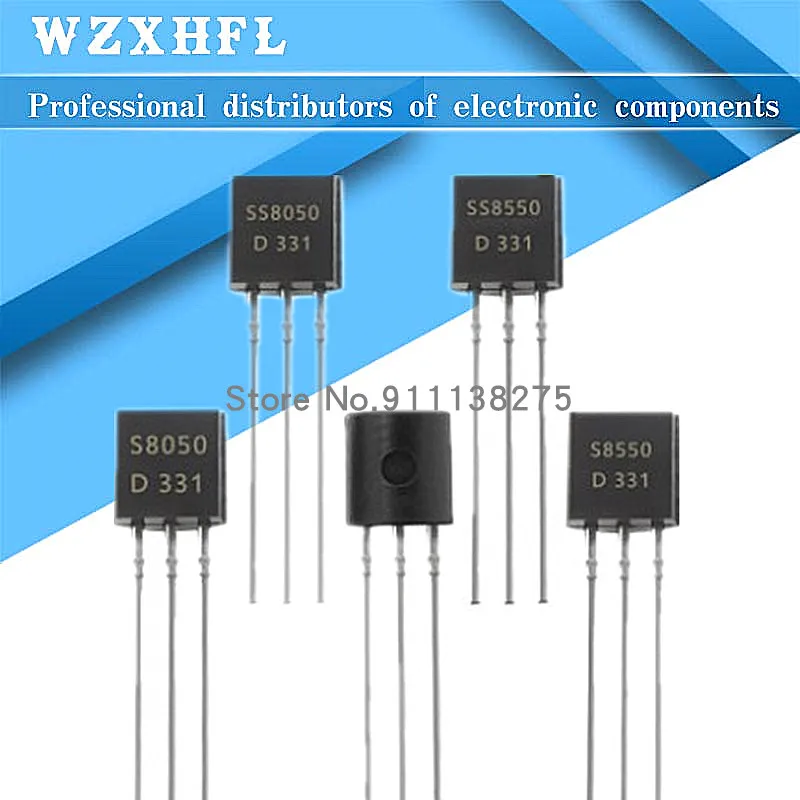 100 шт./лот S8050 S8550 SS8050 SS8550 TO-92 8050 Новый триодный транзистор в наличии | Электронные