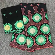 Швейцарская вуаль кружева в швейцарской последние Tissu Africain Broderie хлопок кружева ткань из Дубая высокого качества кружева 5+ 2 ярдов