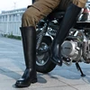 Korean designer men fashion motorcycle boots cow leather shoes outdoor riding boot big size warm fur winter high botas hombre ► Photo 2/4