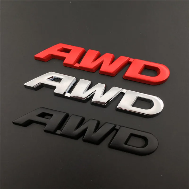 3 шт. автомобильный Стайлинг 9 2*1 5 см металлическая эмблема AWD задний багажник