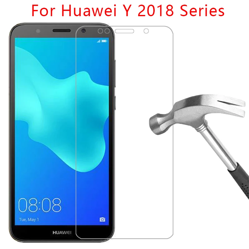 Чехол для huawei y5 lite y6 y7 prime y9 2018 защитная пленка из закаленного стекла экрана huawey y 5 6