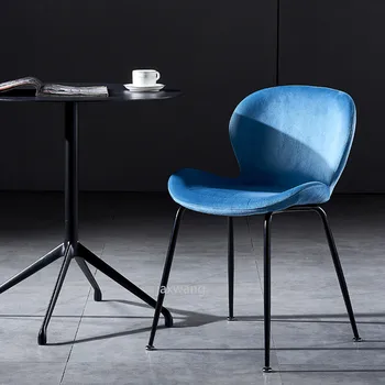 

Nordic Modern Simple Customized Soft Cloth Dining Chair Office Chair Dresser Coffee Sofa Stool Bar Chair Industrial Chairs