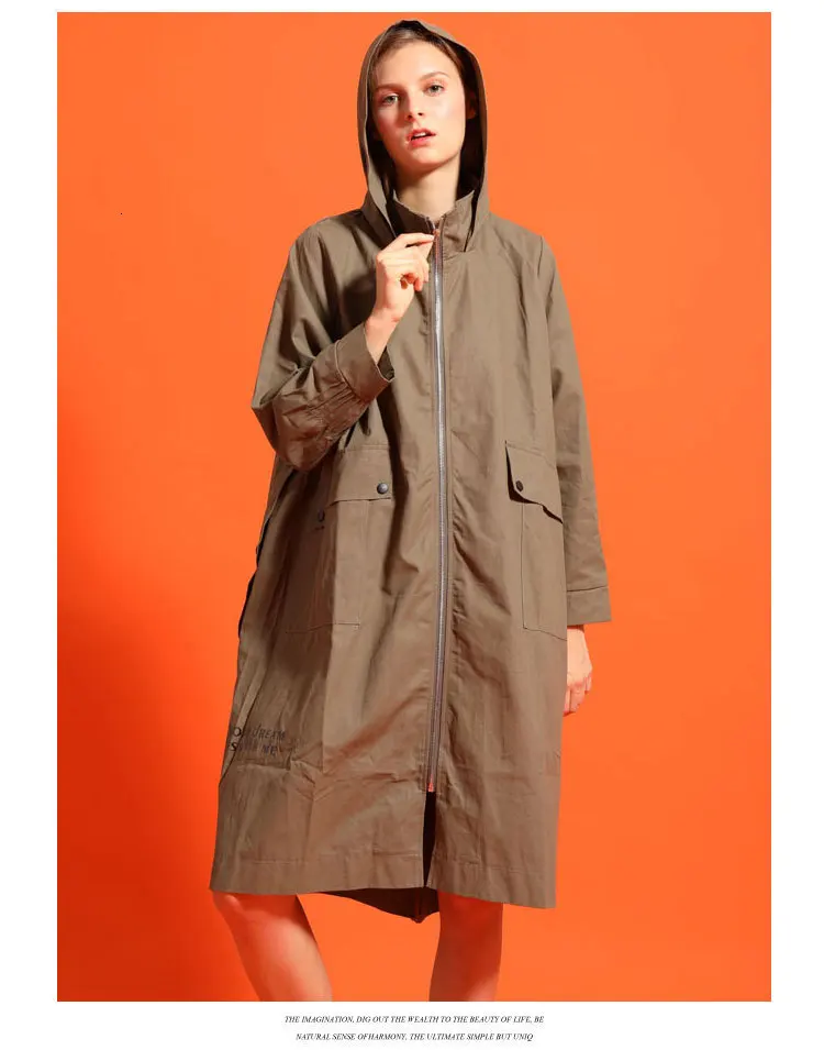Max LuLu/ Осенняя мода в Корейском стиле, женская одежда в стиле панк, женские длинные тренчи с капюшоном, винтажные женские ветровки с принтом