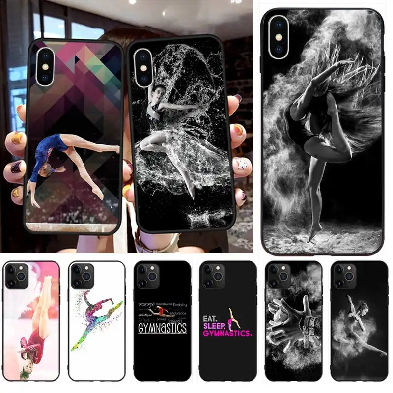 Чехол для телефона с ритмической гимнастикой iPhone 11 pro XS MAX 8 7 6 6S Plus X 5S SE 2020 XR |