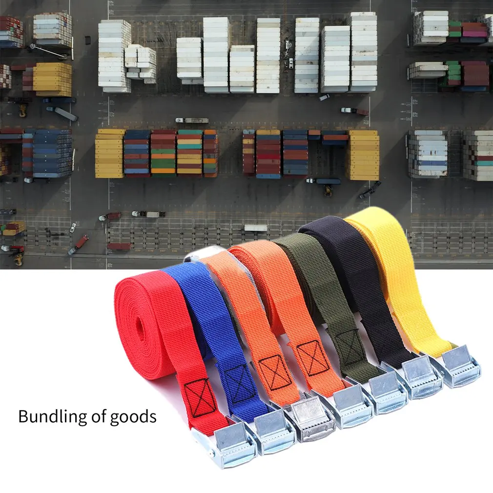 Cargo strap with zinc alloy buckle strap iron buckle tensioning strap Bag Accessories DIY Sewing Accessories