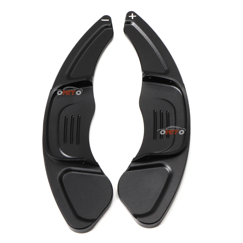2x Car Steering Wheel Shift Paddle Extension Shifter Blade fit for VW GOLF 7 T SCIROCCO SAGITAR LAMANDO POLO VARIANT Car styling - Цвет: Черный