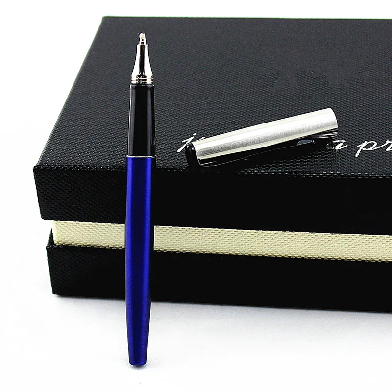 High Quality Metal Kalem Ballpoint Pen Black Ink Stylo Boligrafos Creativo Stationery Ball Pens For Writing Penna 03659 | Канцтовары для