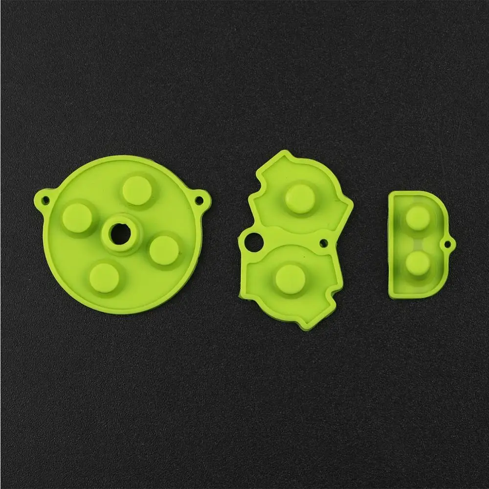 YuXi 8 видов цветов Резиновый проводящий кнопки AB D-pad для Mund для Gameboy Advance для GBA силиконовый Кондуктивный старт выбор клавиатуры