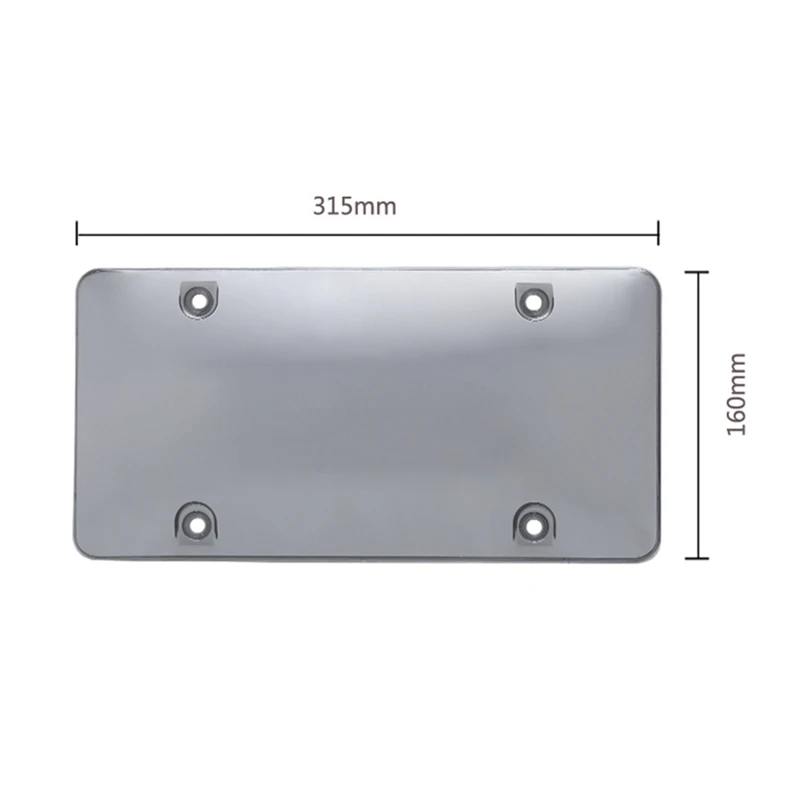 Автомобильные номерные знаки рамка щитки тонированный дым номерной знак бирка небьющаяся рамка прозрачная крышка Щит автомобиль грузовик автомобиль