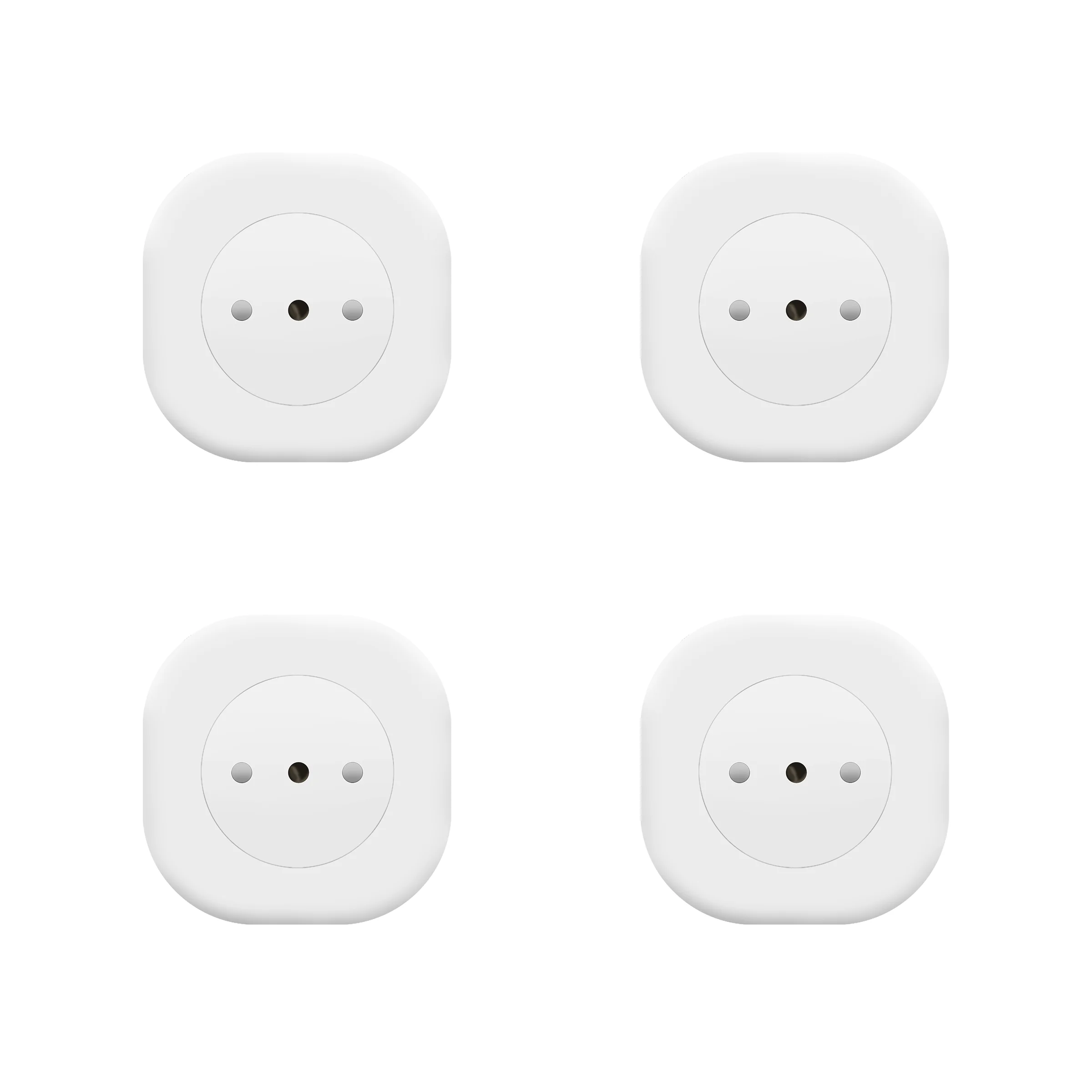 4 PCS 4 шт. итальянская умная Wi-Fi розетка 16A с монитором питания Tuya Smart Life App беспроводной пульт дистанционного управления разъем совместим с Alexa - Цвет: 4 PCS