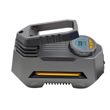 

120W12V car air pump LED22 cylinder digital display cigarette lighter portable one-click type