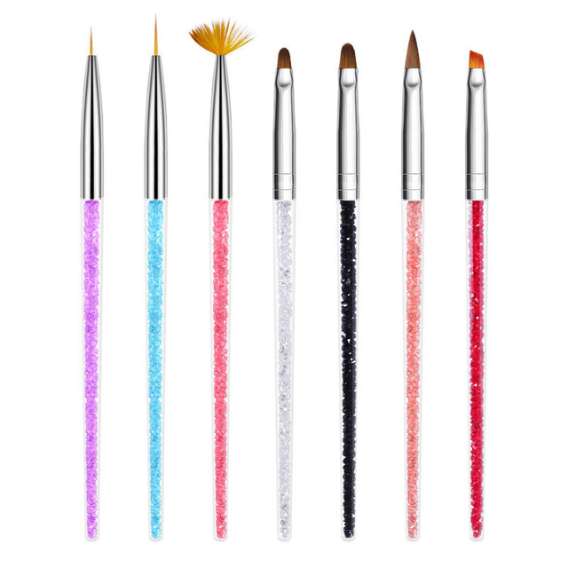 Nail Brush For Manicure Gel Brush For Nail Art 15Pcs/Set Nail Brush Acrylic Liquid Powder Carving Gel Beauty Brush