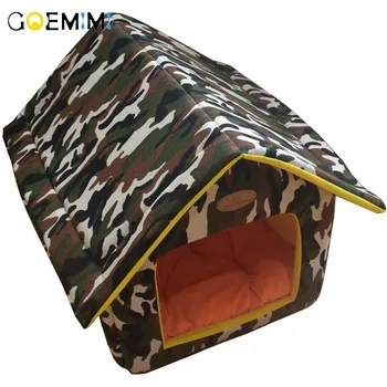 

Dog House Detachable Fashion Print Kennel For Puppy Cat dog beds for small dogs cama para cachorro House for cats