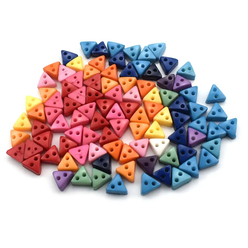 Треугольная полимерная пуговица для шитья одежды скрапбукинга декоративные