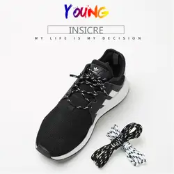 Черные белые пятна 80 см 160 см круглые шнурки для кроссовок спортивные ботинки кружевные атлетические альпинистские Твердые шнурки