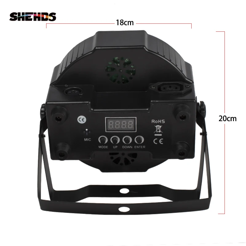 LED Light Disco Light LED Stage Light Top Sale SHEHDS Aluminum IP65 Waterproof 7x18W / 7x12W RGBW/RGBW+UV LED Par Lights DMX Control For DJ Club Stage Party Disco
