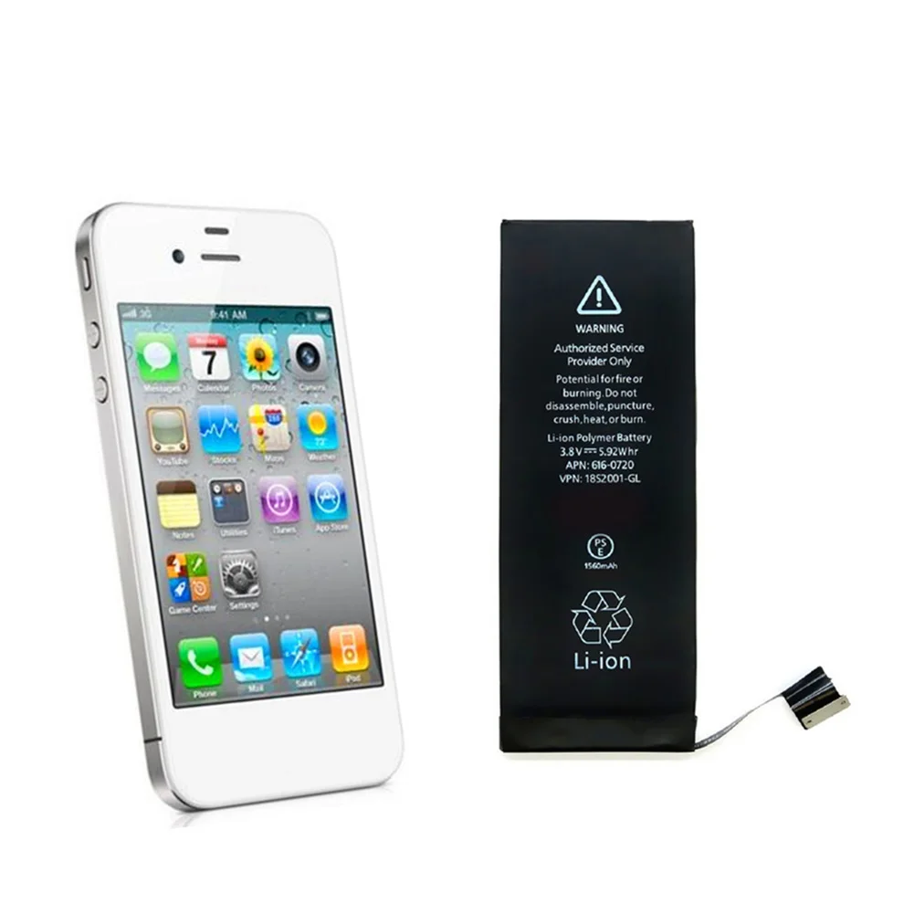 Сменная батарея для iPhone 4/4S/5/5S/5C/SE/6/6 S/6 Plus/6 S Plus/7/8/7 8 Plus