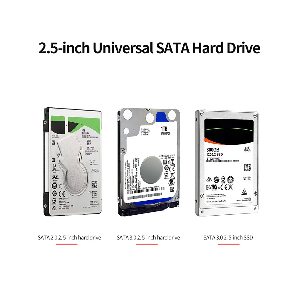 2," SATA HDD корпус USB 3,0 Высокоскоростная коробка для жесткого диска алюминиевый сплав HDD внешний жесткий диск корпус для компьютера