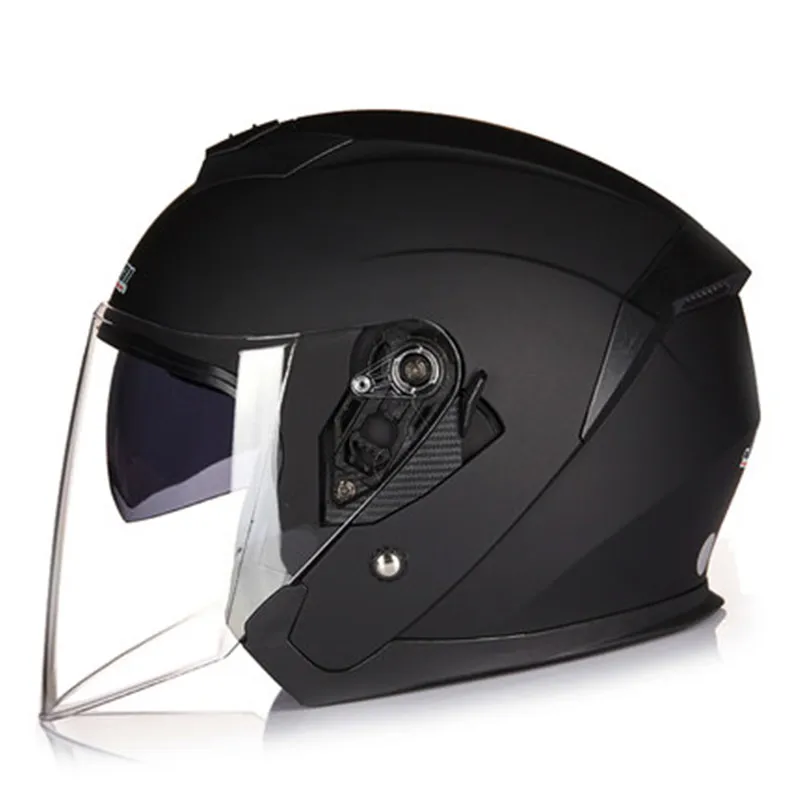 Capacete, Мото шлем Мото Кросс JIEKAI 522 мото rcycle шлем противотуманный двойной объектив 3/4 шлем гоночный шлем