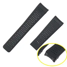 Модный силиконовый ремешок 22 мм для часов серии TAG HEUER CARRERA, Мужская дышащая повязка, мягкий ремешок для часов TAG HEUER, браслет на запястье