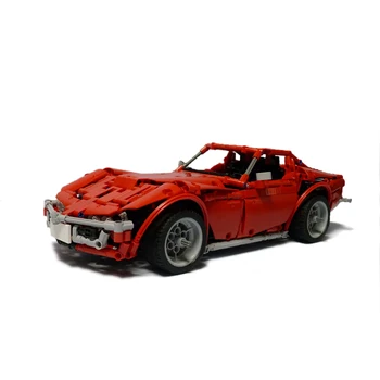 

Red Sports Car Model Building Blocks City Technic Car Enlighten Bricks Toys For Boys Enlightenment children handmade DIY toys