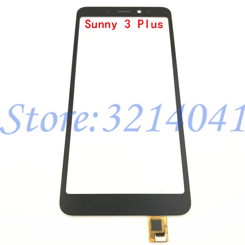 Протестировано для Wiko Sunny 3 Mini/Sunny 3 Plus сенсорный экран дигитайзер сенсор внешнее стекло объектив Панель запасные части