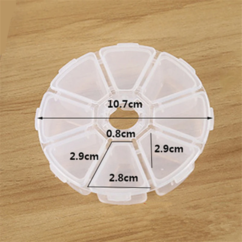 1 шт. круглый органайзер для хранения ювелирных изделий|Коробки и ящики хранения|