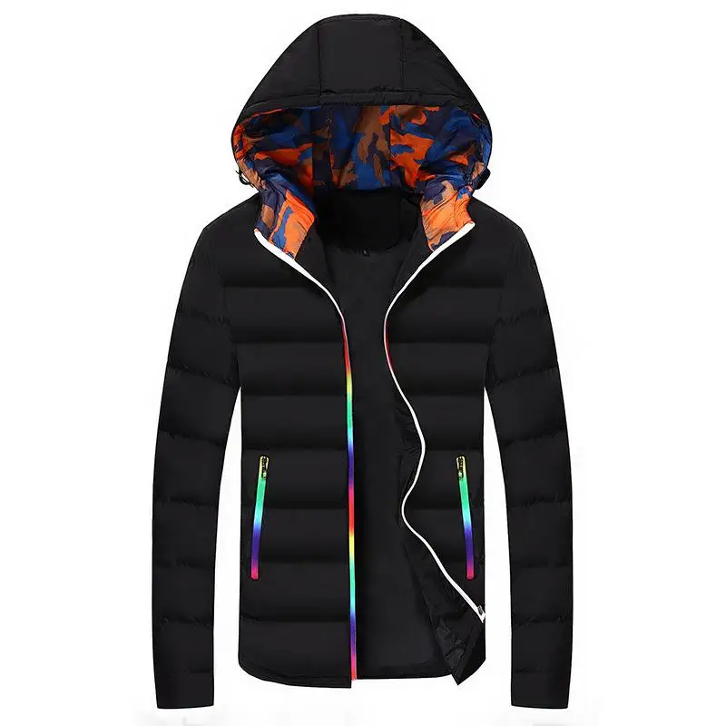Jacket Overwear Plus Size 3XL 4XL Snow-outwear Male With Hooded Warm Coat Duck Down Men Winter Black Full Sleeve Down Jacket - Цвет: StyleC 1