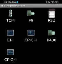TCM CPI Elevator Mobile APP Tool K400 Door Machine Inverter Operator Bluetooth Debug Tool
