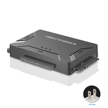 

Converter HDD USB 3.0 To IDE SATA Transfer Practical 2.5"/3.5" Cable Hard Drive Adapter External Kit Connector EU/US Plug