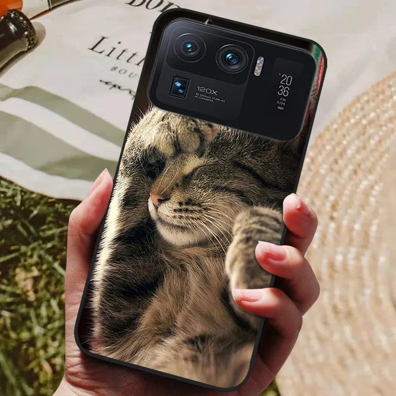 Premium Black Bumper Soft TPU Silicone Back Cover for 6.81-inch Smartphones