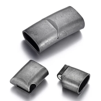 

316L Stainless Steel Magnetic Clasp 12x6mm Lividity Plated Vintage Fastener Bracelet DIY Jewelry Making Closure Magnet Buckle