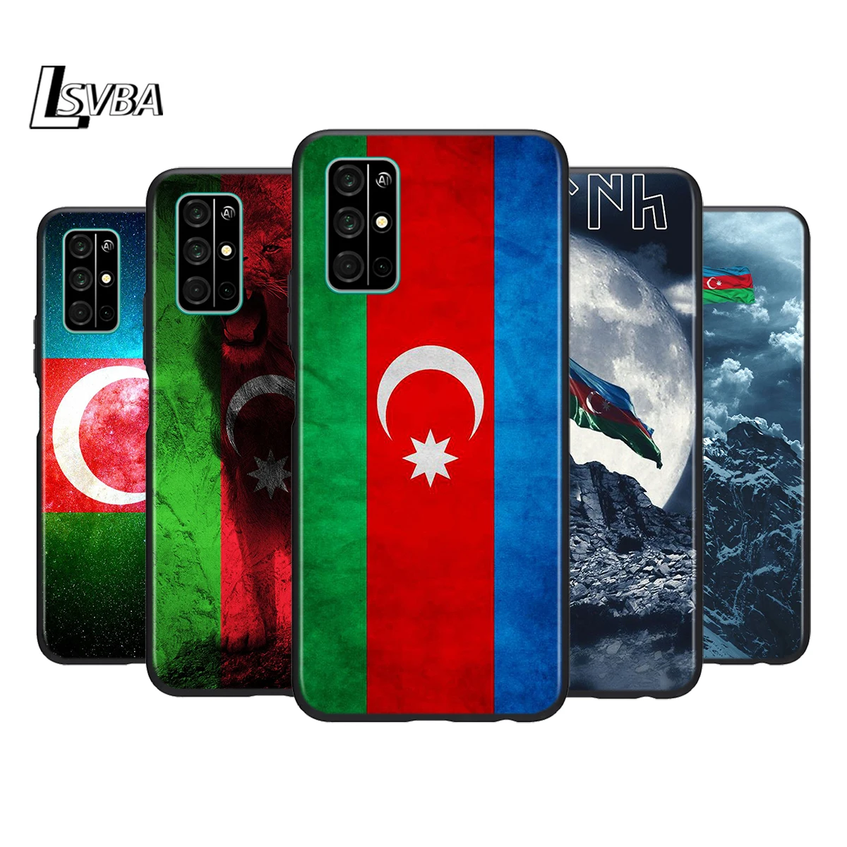 Силиконовый чехол для Honor 9 9X Lite 9S 9A 9C 8 8A Prime 8X MAX 20 30 7A 7C Pro Plus азербайджанский флаг |