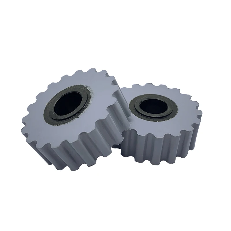 10PCS 2-250-19-4030/4040 and 2-212-10-0200 Straight Grain Conveyance Press Wheel Rubber Roller for HOMAG Edge Banding Machine