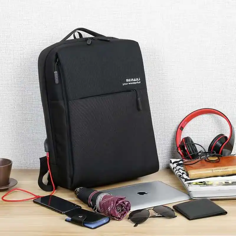 Men Hot new USB charge laptop backpack women business casual travel large capacity rucksack college student shoulder bag Mochila