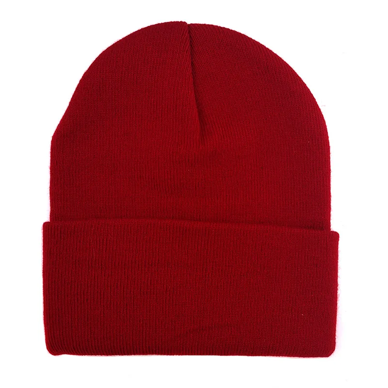 Зимние женские вязаные шапочки Skullcap, новинка, винтажные Осенние Теплые шапки унисекс из акрила Skullies Bonnet, Лыжные шапки, Femme Gorros