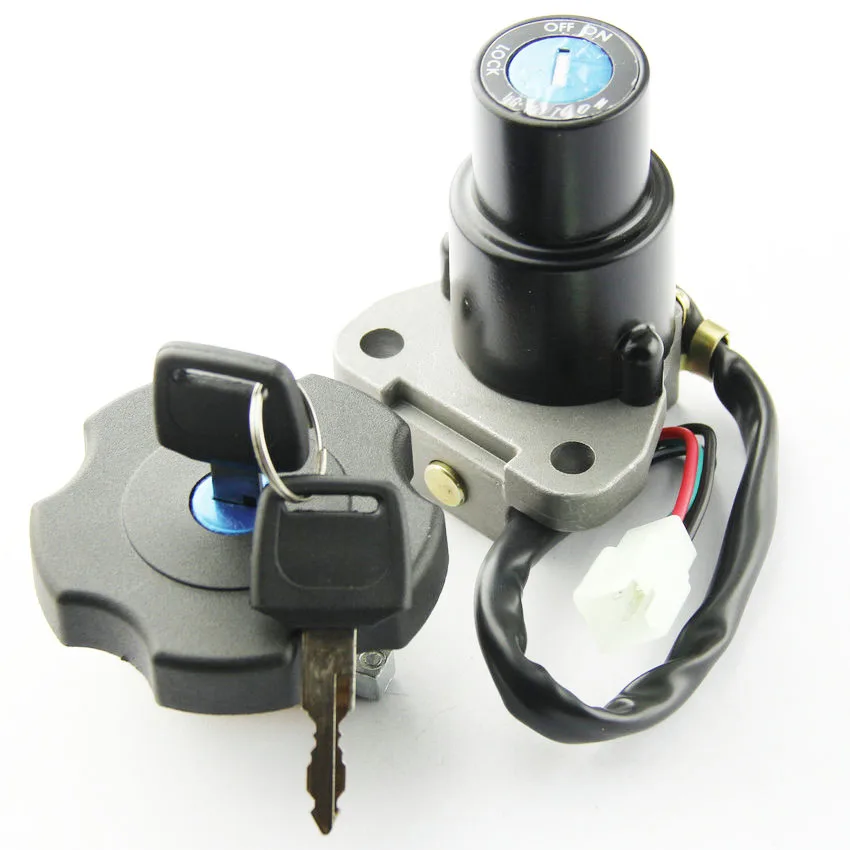 

Motorcycle Ignition Switch Fuel Gas Tank Cap Cover Seat Lock Key Set Kit For Yamaha XT600 TW200 DT200 DT200R XT225 Serow 225