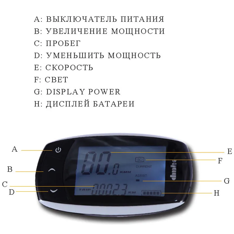 Электрический велосипед 48v 500w10AH 26 дюймов литиевая батарея из алюминиевого сплава