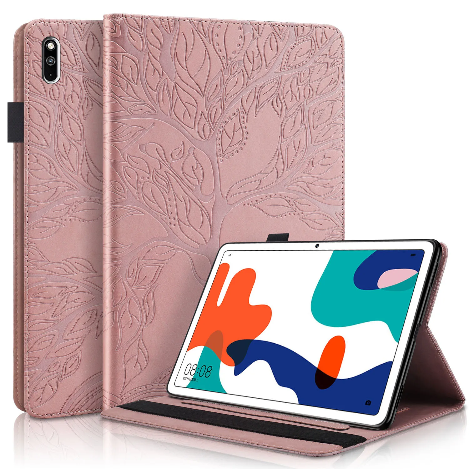 Premium Leather Stand Tablet Cover – Luxury Foldable Shell
