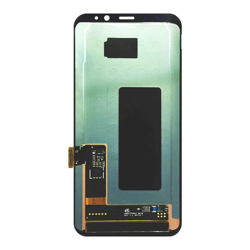 Для Samsung Galaxy S8 G950F G950FD G9500 G950U Super AMOLED ЖК-дисплей Дисплей проверенный сенсорный экран в сборе Стикеры