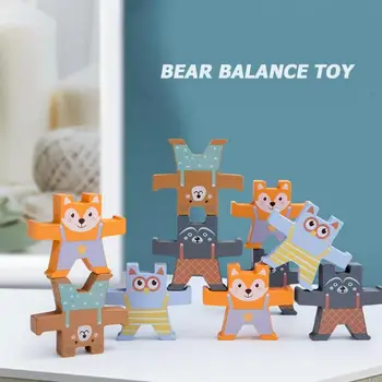

12pcs Educational Fun Stacking Blocks Toy Balance Training for Toddler Children Hand-eye Coordination Hand Flexibility