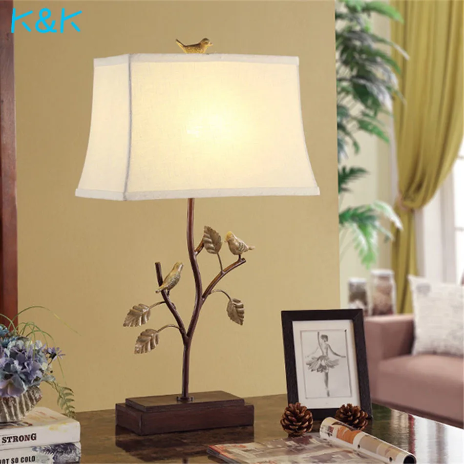 Современная металлическая Светодиодная настольная лампа Lampdeco спальня маленькая веревка для птицы лампа прикроватная лампа настольные лампы для спальни Светодиодная настольная лампа