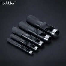 Ремень удар круглый сталь Кожа ремесло полый дырокол для кожаный ремень часы полоса прокладка пробивание большой размер от 10 мм до 25 мм