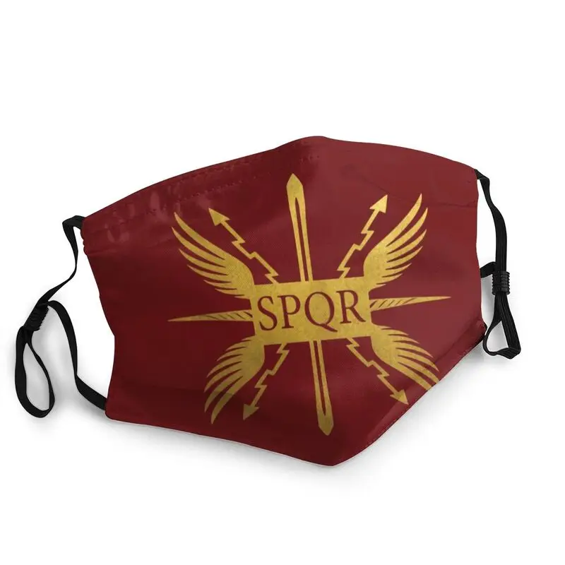 SPQR Римский Сенат и люди маска моющиеся Для мужчин в римском стиле империи Eagle