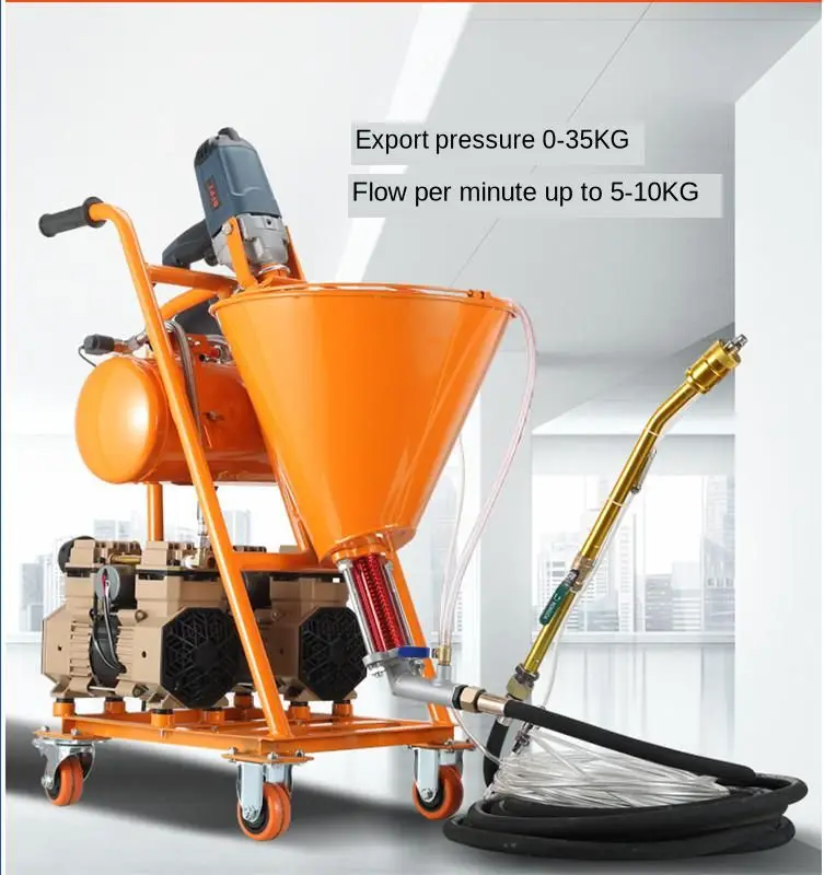 Electric High Pressure Spraying Machine Grouting Machine Grouter Cement waterproof Mending leakage Paint plaster putty sprayer