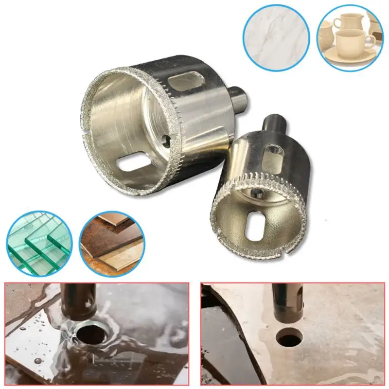 

17pcs 4-83mm Tile Glass Hole Saw Openings Locator Drill Guide with Vacuum Sucker E65B